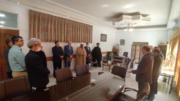 آئین تکریم و معارفه معاون آموزشی، پژوهشی و فرهنگی پردیس شهید بهشتی مشهد