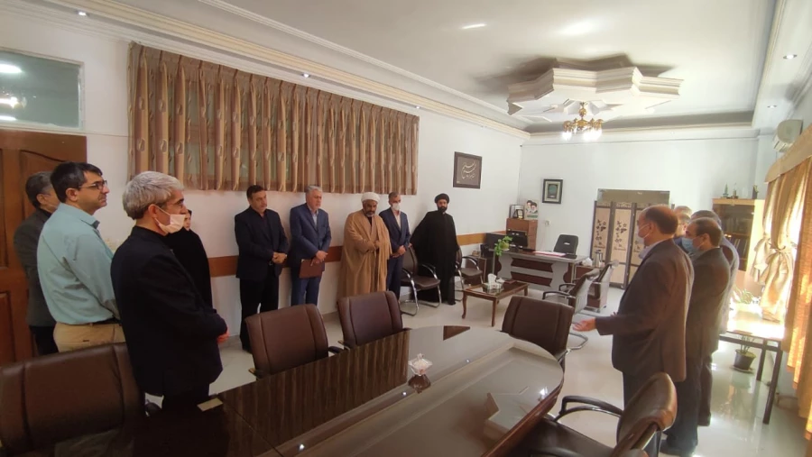 آئین تکریم و معارفه معاون آموزشی، پژوهشی و فرهنگی پردیس شهید بهشتی مشهد