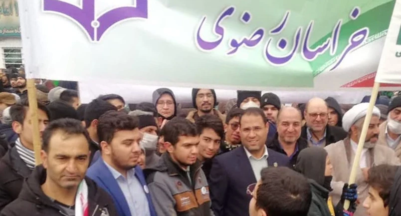 حضور استادان، کارکنان و دانشجویان پردیس شهید بهشتی در راهپیمایی 22 بهمن