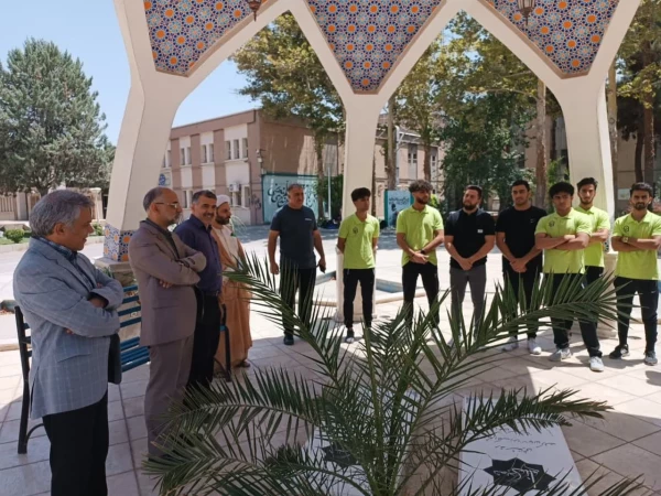 آئین بدرقه کاروان اعزامی دانشگاه فرهنگیان خراسان رضوی به المپیاد کشوری ورزش های همگانی دانشگاه ها و مؤسسات آموزش عالی کشور