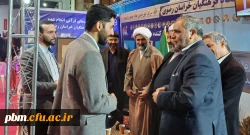 بازدید مدیر امور پردیس های دانشگاه فرهنگیان خراسان رضوی از نمایشگاه قرآن و عترت