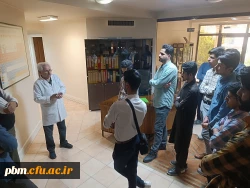 بازدید دانشجومعلمان پردیس شهید بهشتی از کارخانه لعاب مشهد