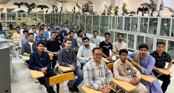 بازدید دانشجومعلمان رشته زیست شناسی از موزه جانورشناسی