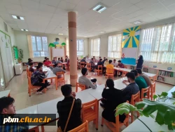 بازدید دانشجویان مشاوره پردیس شهید بهشتی مشهد از کانون پرورش فکری کودکان و نوجوانان مشهد
