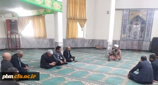 همزمان به هفتمین روز شهادت شهدای خدمت انجام شد:

برگزاری زیارت عاشورا