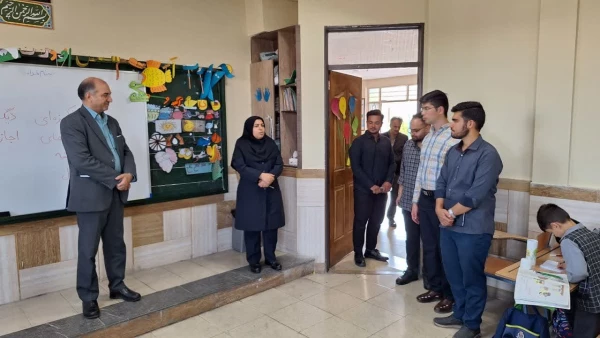 بازدید علمی از مدارس شهرهای گلبهار و گلمکان با هدف تعامل و آشنایی با فضای آموزشی