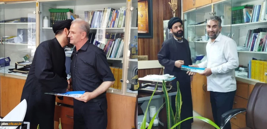 تقدیر از دو همکار پرتلاش پردیس شهید بهشتی مشهد