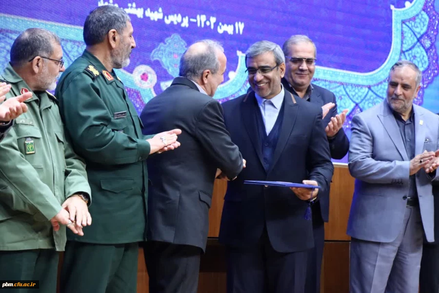 مراسم افتتاحیه پروژه های عمرانی پردیس شهید بهشتی با حضور غلامحسین مظفری استاندار خراسان رضوی  برگزار شد 2