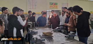 برگزاری جلسات کارگاهی درس «هنرهای صناعی؛ کار با فلز» برای دانشجومعلمان پردیس شهید بهشتی مشهد