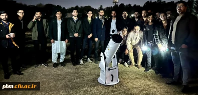 برگزاری برنامه رصد آسمان شب در پردیس شهید بهشتی مشهد