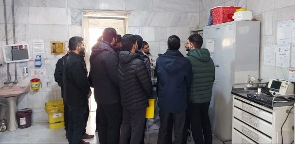  بازدید علمی دانشجویان آموزش راهنمایی و مشاوره از بیمارستان تخصصی روان پزشکی دکتر حجازی