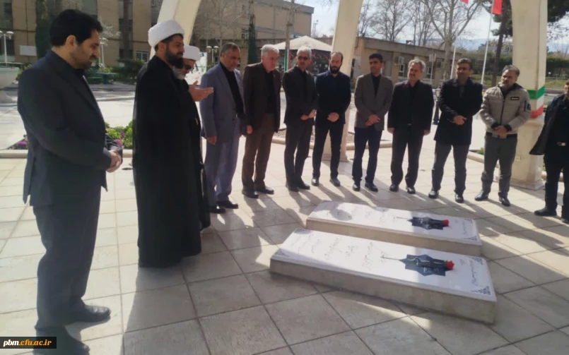 مراسم سالگرد رجعت شهدای گمنام مدفون در پردیس شهید بهشتی مشهد
